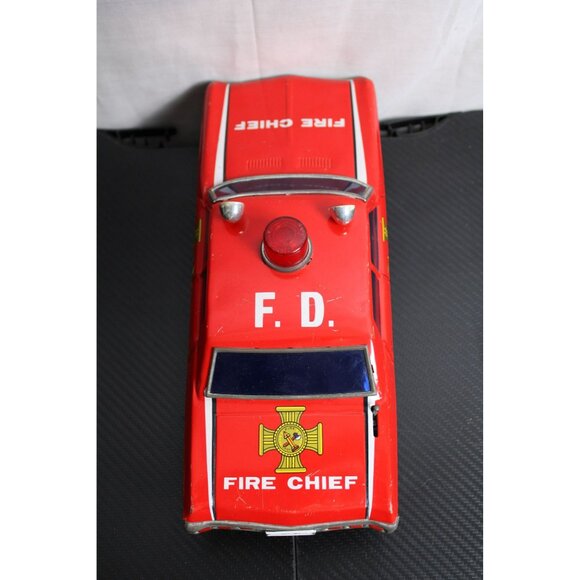 Vintage Fire Chief Car NO.8 With Unique Features - Picture 5 of 8